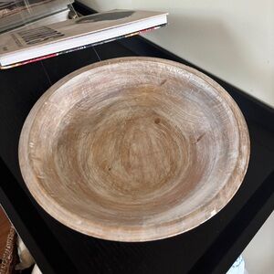 Rustic Wooden Bowl